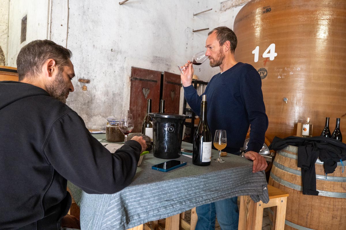 Marc Olivier Bertrand terroir basalte pézenas vin du languedoc