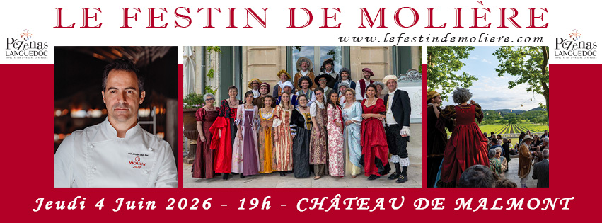 festin de moliere diner gastronomique pézenas
